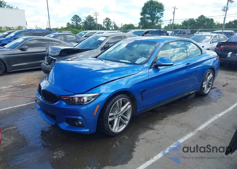 2018 BMW 430I z USA, uszkodzony, nr VIN WBA4Z1C50JEC72749